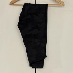 Rare Lululemon Ultra High Rise Grey Camo Leggings